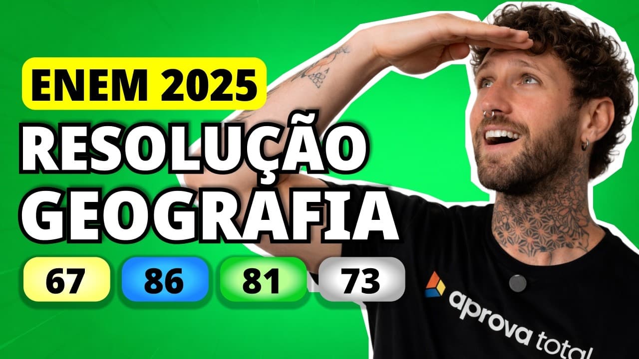 Thumbnail: ENEM 2025 GEOGRAFIA – Questão 67 | Pesquisa pioneira no Brasil propõe o uso de energia do solo para