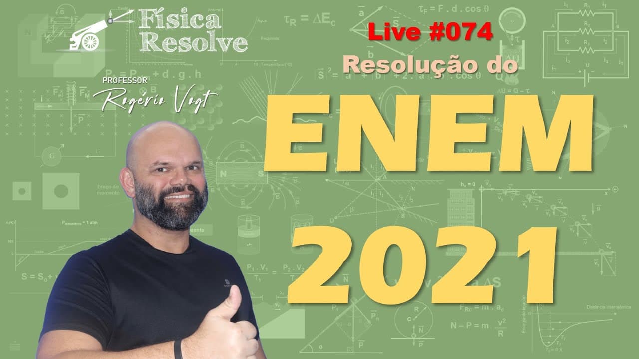 Thumbnail: AO VIVO: RESOLUÇÃO ENEM 2021