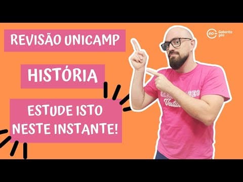 Thumbnail da aula: REVISÃO UNICAMP 2021 | HISTÓRIA | AMÉRICA LATINA