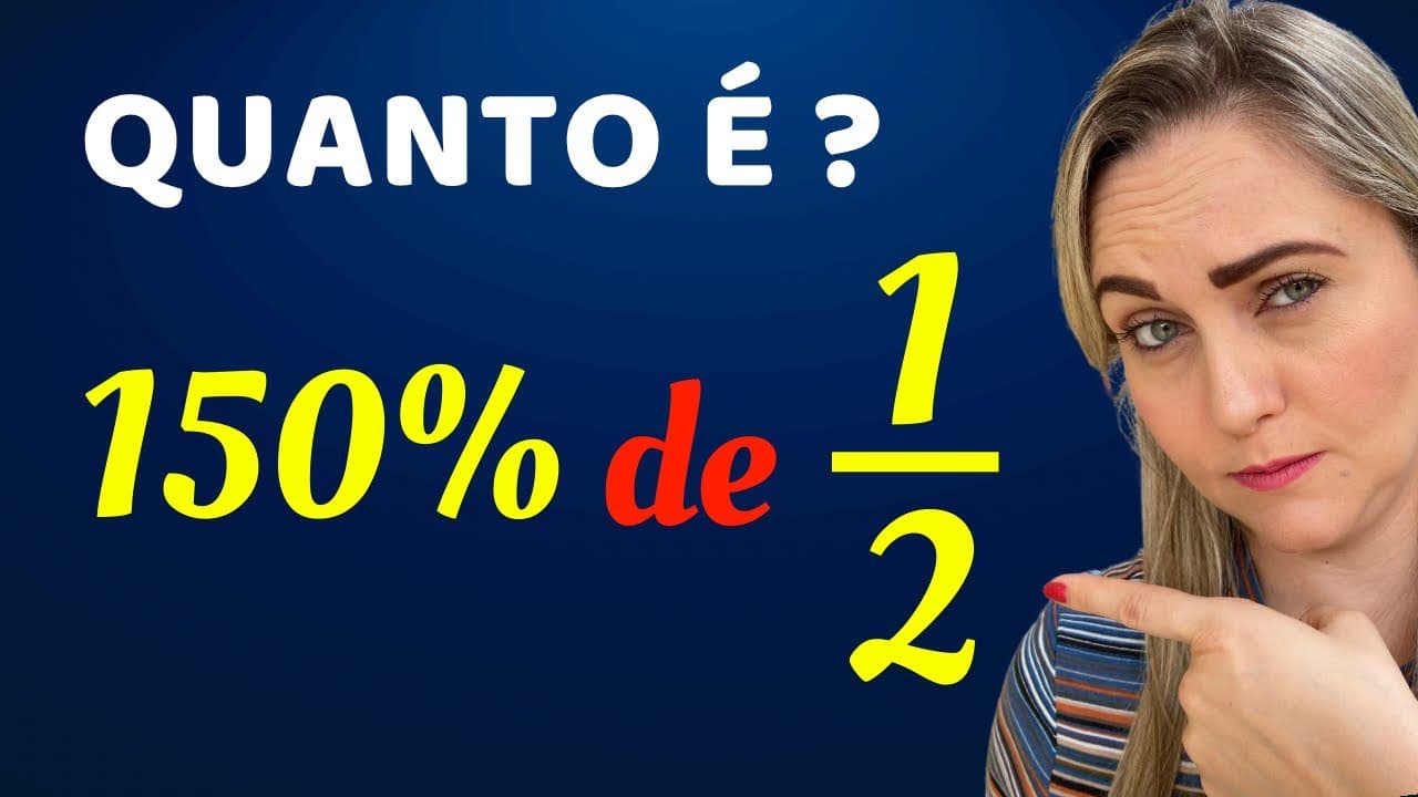 Thumbnail: 🤯CONSEGUE RESOLVER ?? PORCENTAGEM DE UMA FRAÇÃO ! Matemática básica todo dia.📚🚀