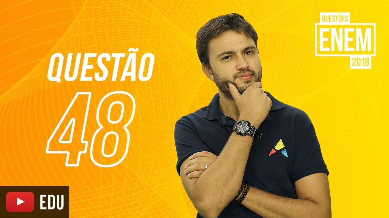 Thumbnail: ENEM 2018 | Hidrografia | questão 48 (caderno amarelo)