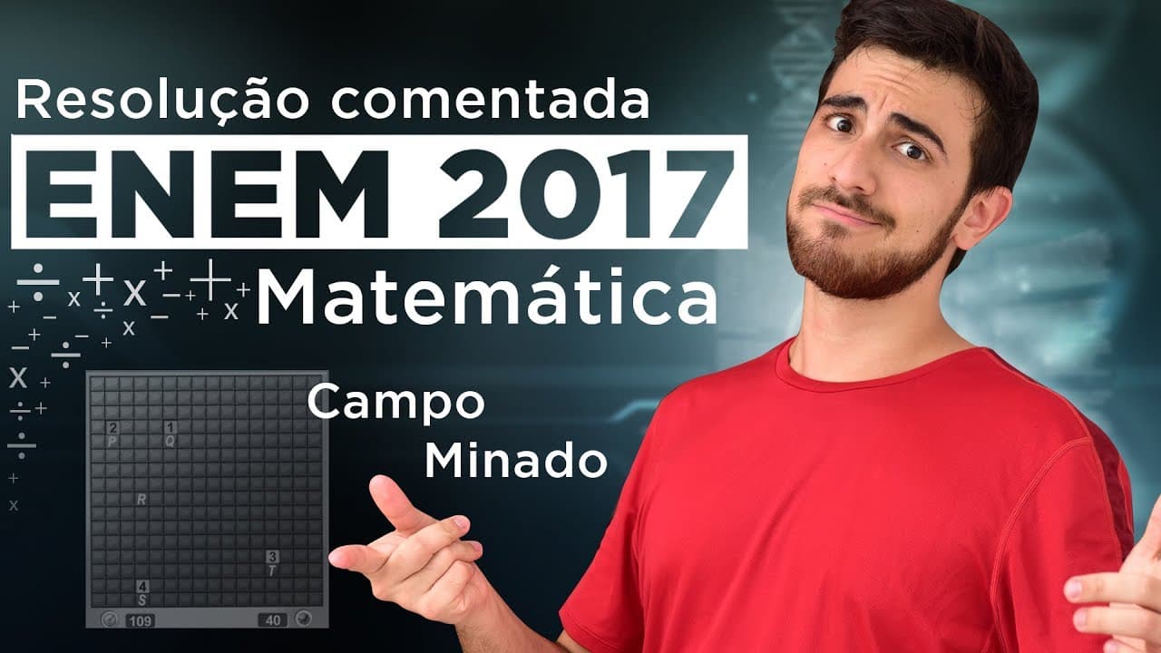 Thumbnail: Resolução do ENEM 2017 (Matemática) - Probabilidade no Campo Minado | Questão 14/45