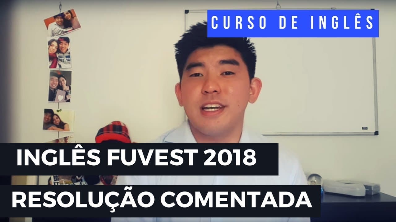 Thumbnail: INGLÊS DA FUVEST 2018 | RESOLUÇÃO COMENTADA DA PROVA