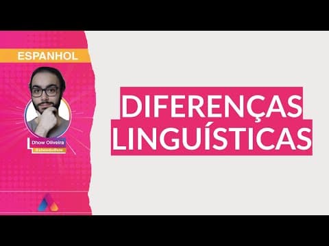 Thumbnail da aula: REVISÃO VESTIBULAR UFRGS 2021 | ESPANHOL 02: DIFERENÇAS LINGUÍSTICAS | Curso Alternativa A