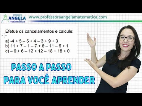 Thumbnail da aula: TÉCNICA DO CANCELAMENTO - EXPRESSÃO NUMÉRICA - Professora Angela Matemática