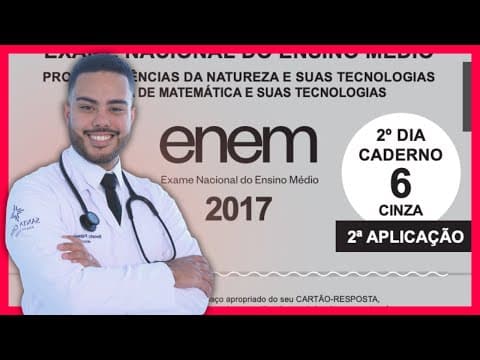 Thumbnail da aula: 📗 ENEM 2017 PPL NATUREZA COMPLETA: FAÇA COMIGO | Renato Palmeira