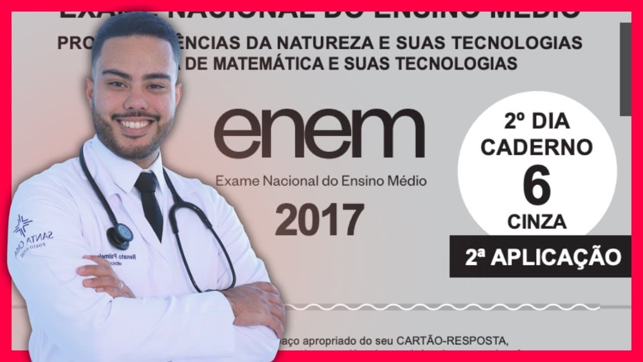 Thumbnail: 📗 ENEM 2017 PPL NATUREZA COMPLETA: FAÇA COMIGO | Renato Palmeira