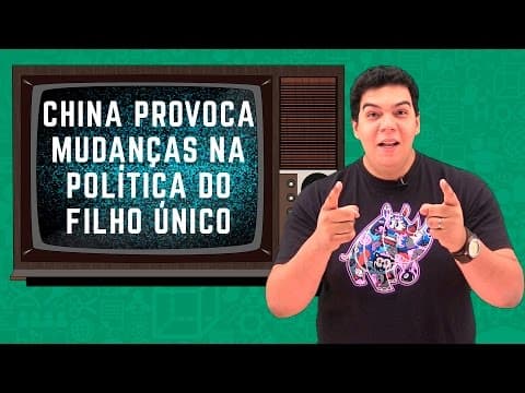 Thumbnail da aula: China avalia mudar a política do filho único - Uma Dose de Atualidades | Descomplica