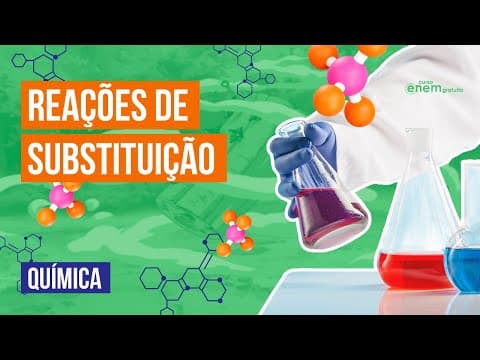 Thumbnail da aula: REAÇÕES DE SUBSTITUIÇÃO com hidrocarbonetos aromáticos | Resumo de Química para o Enem | Larissa
