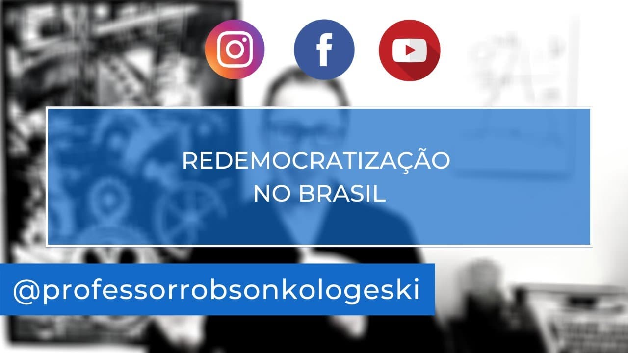 Thumbnail: Prova 2020 QUESTÃO 22 | Redemocratização no Brasil | Desvendando a UFRGS