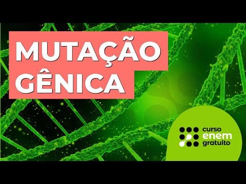 Thumbnail da aula: MUTAÇÃO GÊNICA | Biologia para o Enem | Cláudia de Souza Aguiar