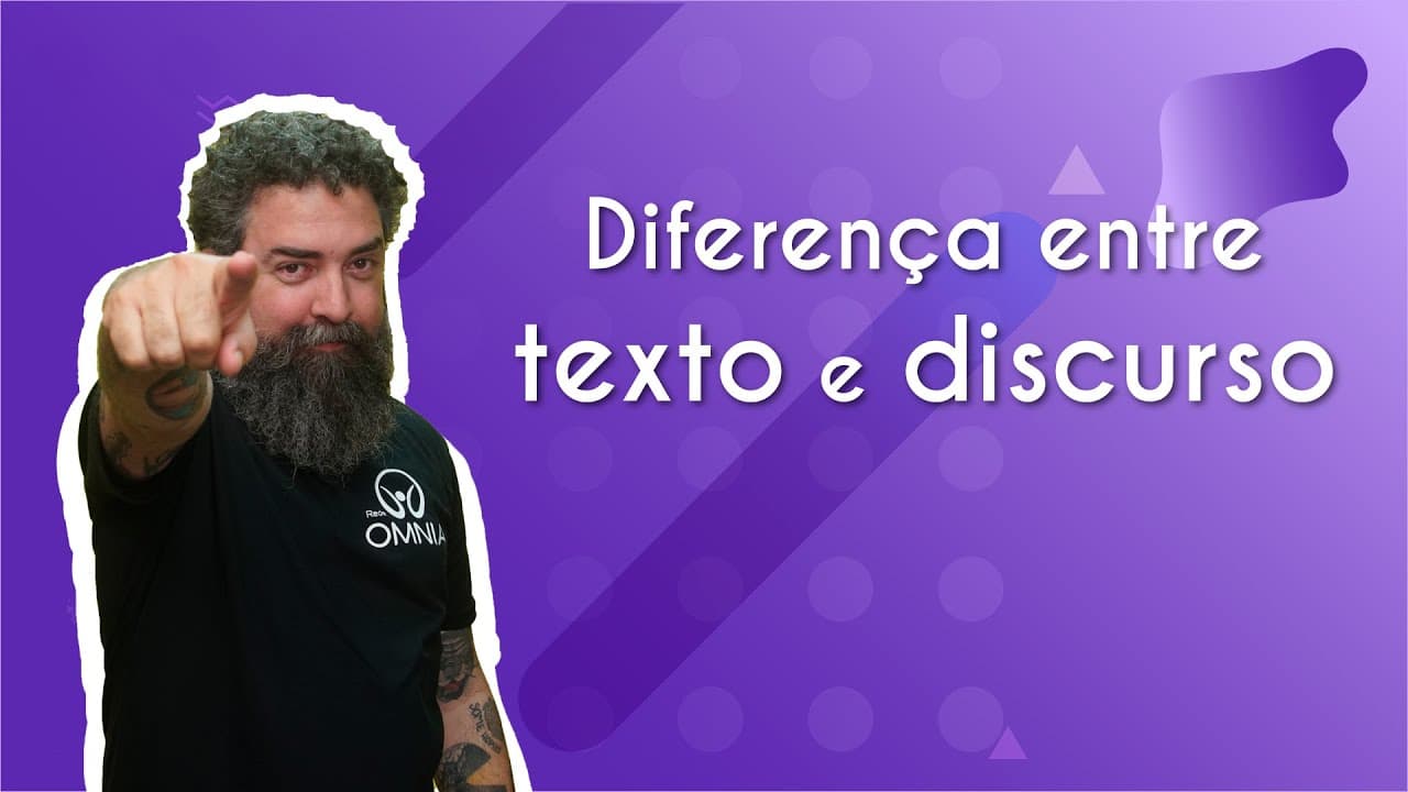Thumbnail: Qual a diferença entre discurso e texto? - Brasil Escola