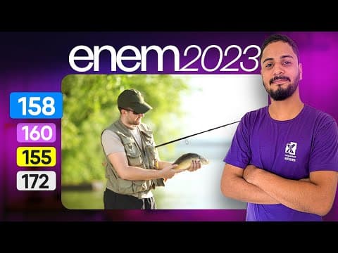 Thumbnail da aula: Questão 158 - Caderno Azul | Função de 1º Grau | MATEMÁTICA ENEM 2023