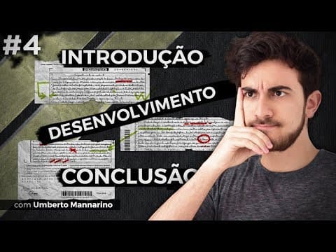 Thumbnail da aula: Uma ótima redação do ENEM, mas que PERDERIA PONTO por não se atentar ao modelo