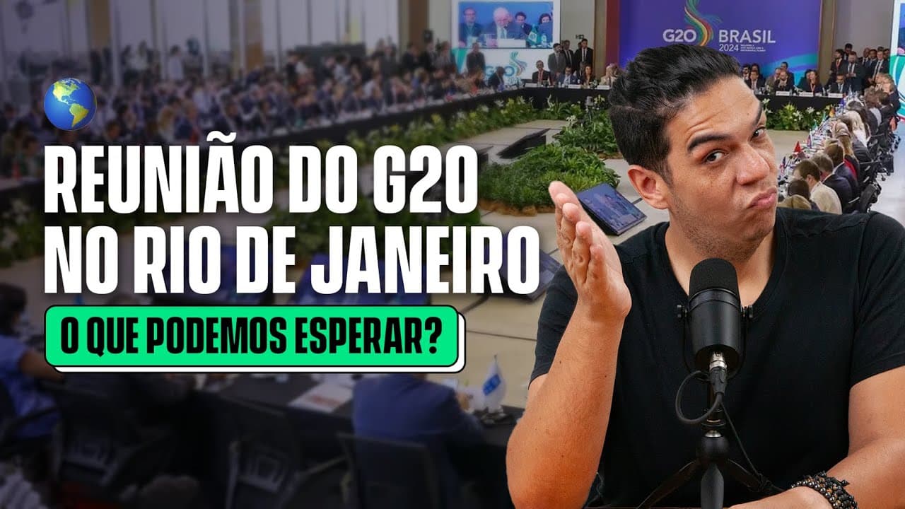 Thumbnail: REUNIÃO DO G20: TUDO QUE VOCÊ PRECISA SABER! | FOFOCA GEOPOLÍTICA #69