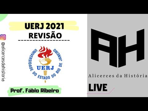 Thumbnail da aula: UERJ 2020/2021 - REVISÃO FINAL