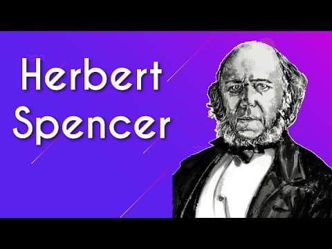 Thumbnail da aula: Herbert Spencer - Brasil Escola