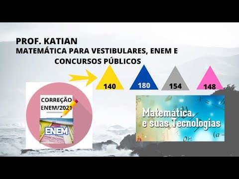 Thumbnail da aula: RESOLUÇÃO ENEM/2021-QUESTÃO 140-CADERNO AMARELO - Os diretores de uma escola precisam construir um
