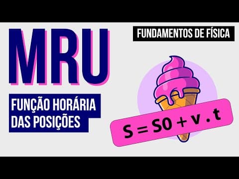 Thumbnail da aula: MRU: função horária das posições | Fundamentos de Física Enem | Flaverson Messias Batista