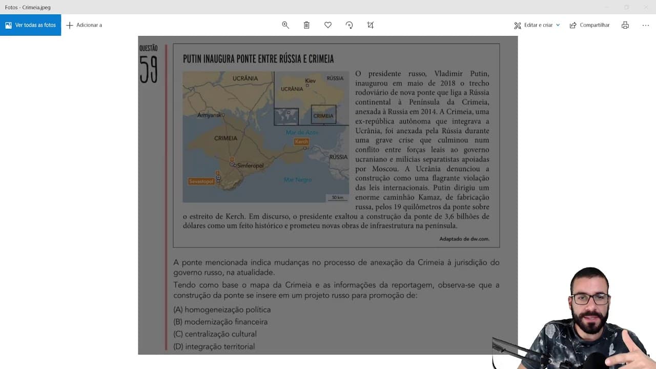 Thumbnail: GEOGRAFIA PARA A UERJ | PROF. LEANDRO LEVÍ