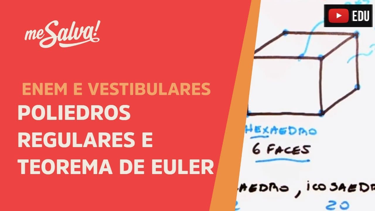 Thumbnail: Me Salva! GE01 - Geometria Espacial - Poliedros Regulares e Teorema de Euler