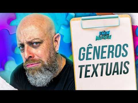 Thumbnail da aula: Enem | Exercícios sobre Gêneros Textuais - [Professor Noslen] #professornoslen #enem