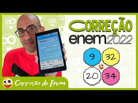 Thumbnail da aula: [CORREÇÃO DO ENEM] Questão 9 - Enem 2022 - Prova azul ▷ Arrependimento
