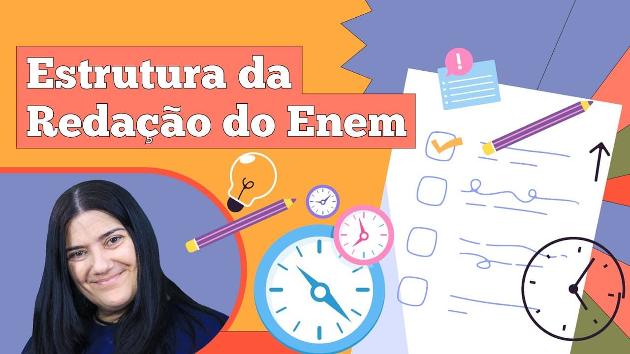 Thumbnail: ESTRUTURA DA REDAÇÃO DO ENEM: que ordem seguir? | INTENSIVO DE REDAÇÃO