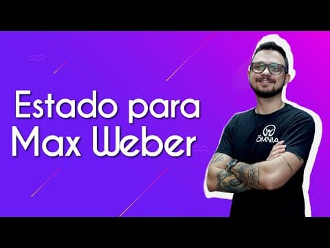 Thumbnail da aula: Estado para Max Weber  - Brasil Escola