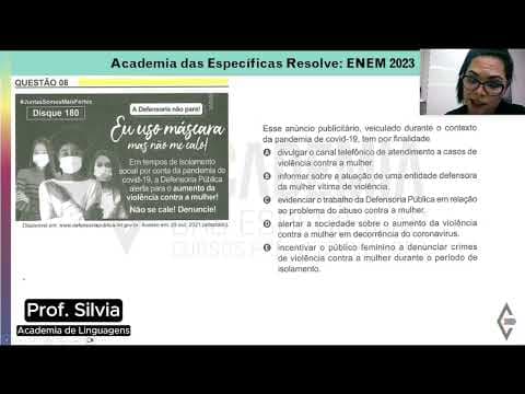 Thumbnail da aula: Resolução Enem 2023 Caderno Amarelo Questão 08 - Gabarito E