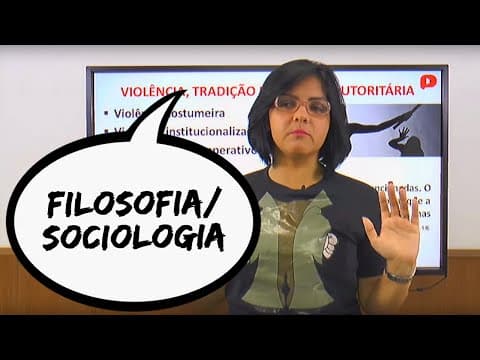 Thumbnail da aula: Sociologia - Violência urbana e instituições de reinserção social