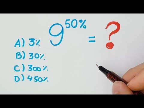 Thumbnail da aula: 🔥 HELP MATEMÁTICA BÁSICA -  Potencia com porcentagem  #322