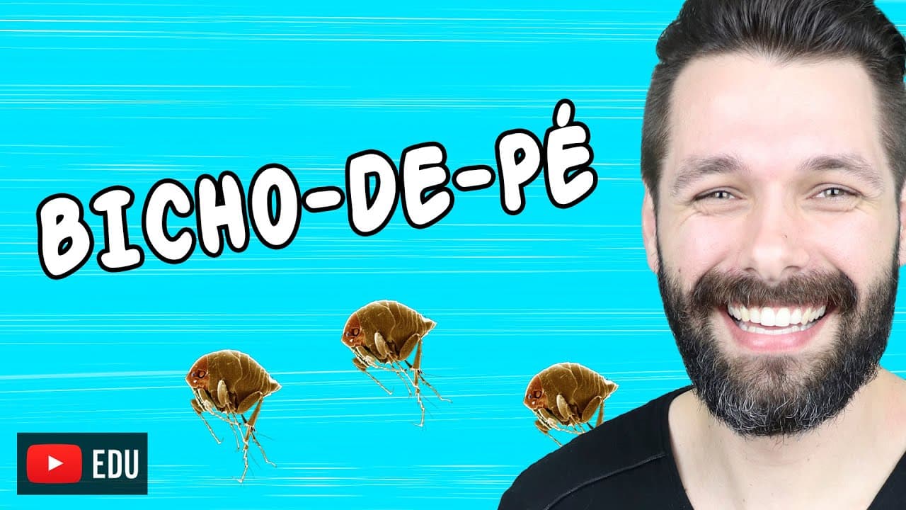 Thumbnail: BICHO-DE-PÉ - TUNGÍASE (Pulga - Tunga penetrans) | Biologia com Samuel Cunha
