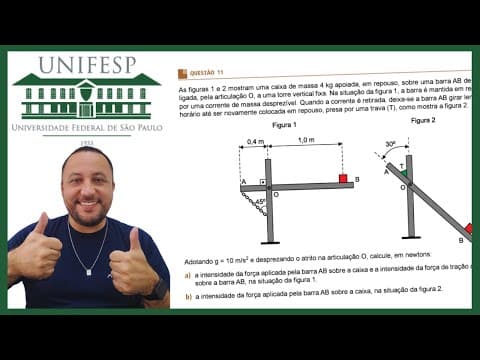 Thumbnail da aula: UNIFESP 2024 - QUESTÃO 11 - FÍSICA