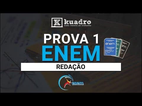 Thumbnail da aula: Gabarito ENEM 2021 | Correção ao Vivo - Dia 1 - Redação | KUADRO RESOLVE