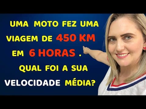 Thumbnail da aula: CONSEGUE DESCOBRIR A VELOCIDADE ??? Matemática básica todo dia.📚🚀