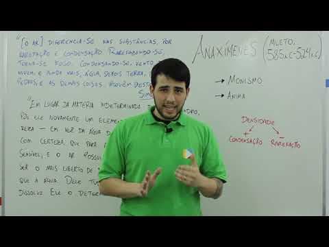 Thumbnail da aula: Filosofia - Anaxímenes