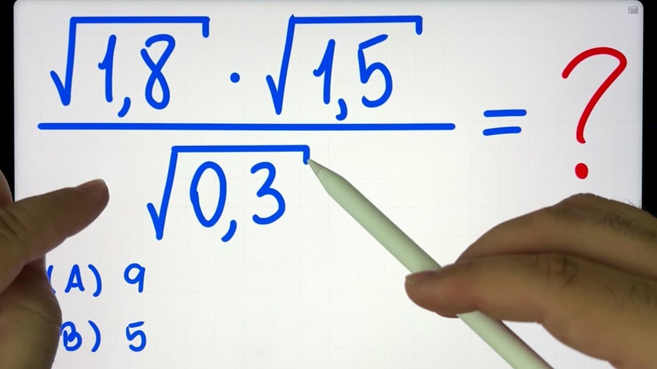 Thumbnail: 🤯 MATEMÁTICA BÁSICA DESBUGADA - Simplificação de Expressão com Raiz Quadrada | VOCÊ CONSEGUE?