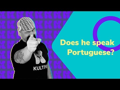 Thumbnail da aula: Inglês 2.0  | Kultivi | Does he speak Portuguese? | Prof. Rui Ventura