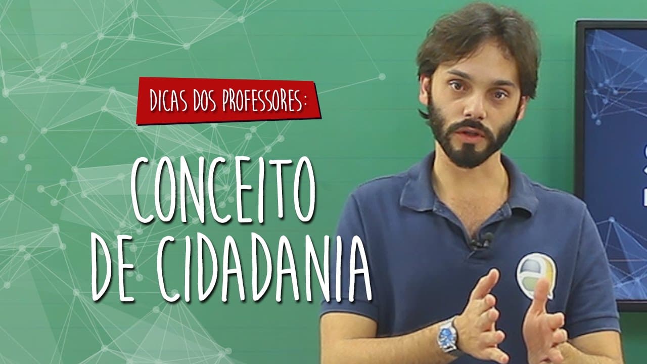 Thumbnail: #Dica dos Professores - Sociologia - Conceito de Cidadania