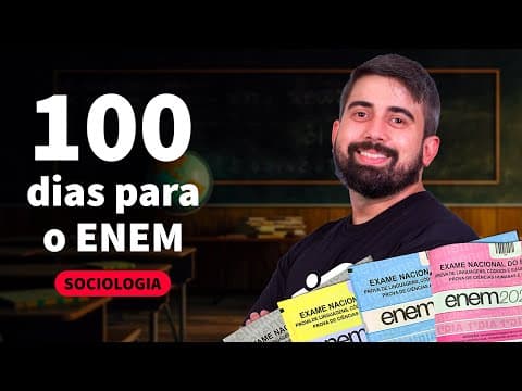 Thumbnail da aula: SOCIOLOGIA PARA O ENEM 2024 | ASSUNTOS QUE MAIS CAEM NA PROVA | ProEnem