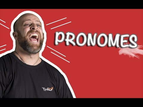 Thumbnail da aula: Pronomes - Aula 1 [Prof Noslen]
