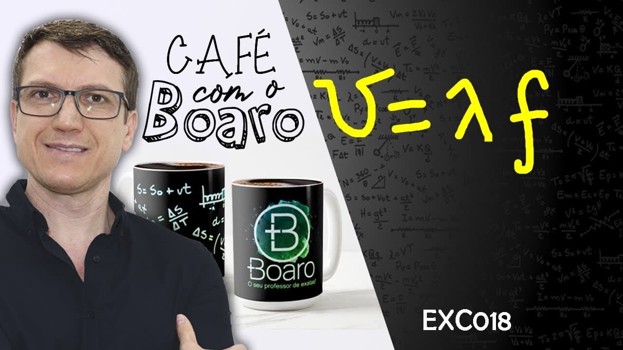 Thumbnail: EQUAÇÃO FUNDAMENTAL DA ONDULATÓRIA - Ondulatória - EXERCÍCIOS para REVISÃO de FÍSICA - EXC018