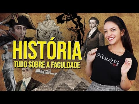 Thumbnail da aula: 📖⌛️TUDO SOBRE A FACULDADE DE HISTÓRIA - sério, tudo mesmo! (Débora Aladim)