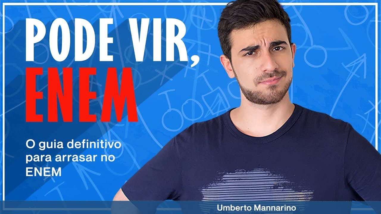 Thumbnail: PODE VIR ENEM: O guia definitivo para arrasar no ENEM 2019 | Umberto Mannarino