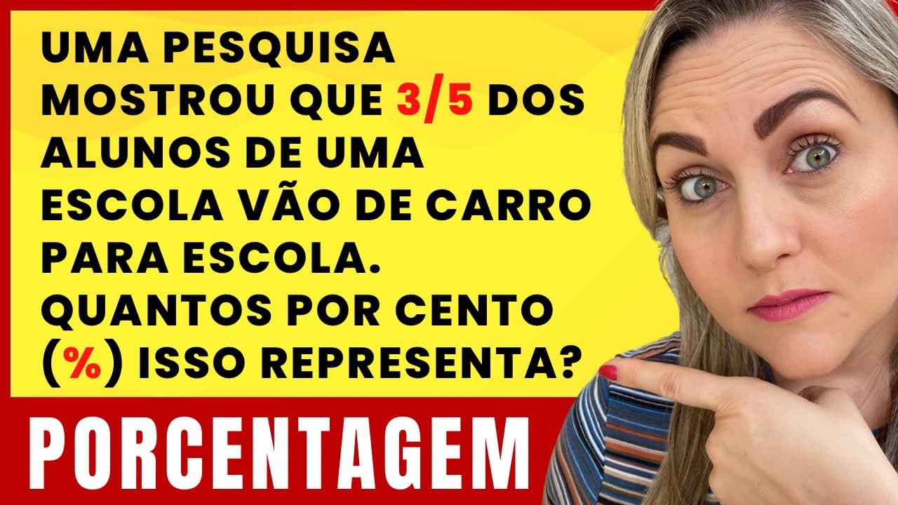Thumbnail: COMO ENCONTRAR A PORCENTAGEM ? APRENDA DE UMA VEZ COM ESSA DICA INCRÍVEL!!!