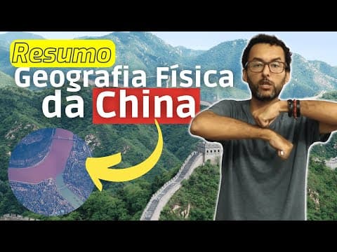 Thumbnail da aula: Geografia da China | Resumo | Entenda tudo |