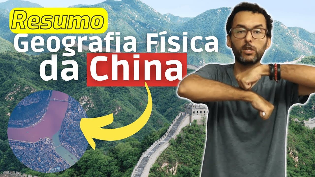 Thumbnail: Geografia da China | Resumo | Entenda tudo |