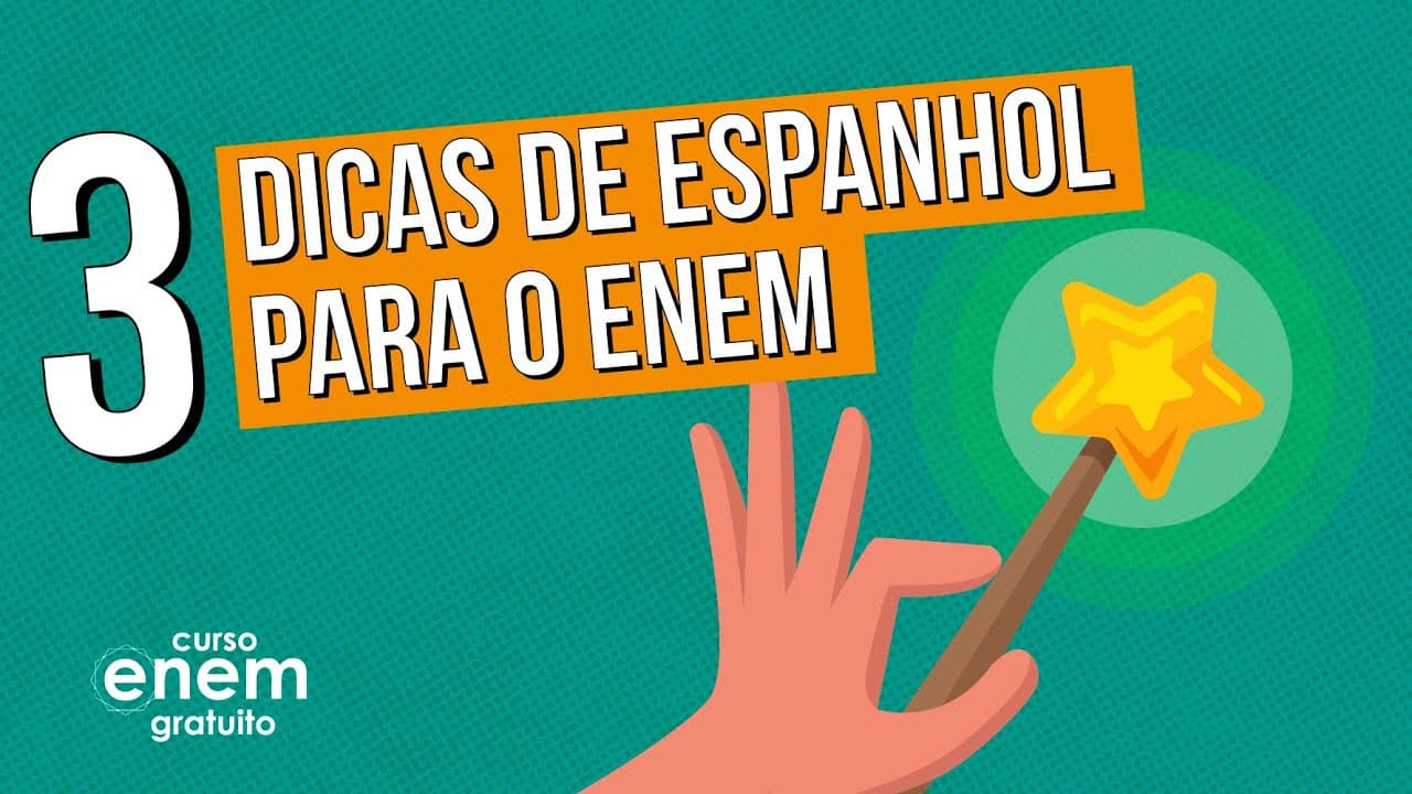 Thumbnail: 3 DICAS PARA A PROVA DE ESPANHOL DO ENEM