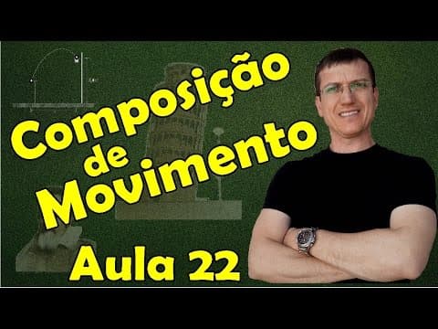 Thumbnail da aula: Composição de movimento - CINEMÁTICA - Aula 22 - Prof. Marcelo Boaro